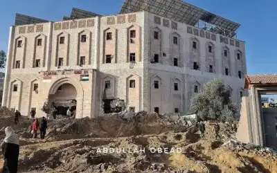 خروج المستشفى الإندونيسي بغزة عن الخدمة