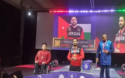 رقم عالمي جديد للاعب المنتخب البارالمبي