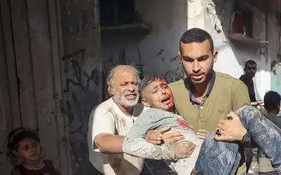 انتشال خمسة شهداء من منطقة مواصي