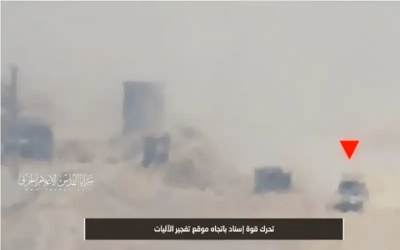 سرايا القدس تبث مشاهد تفجير آليات