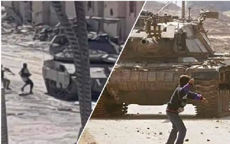 كبر الطفل وأصبح مقـــاوما