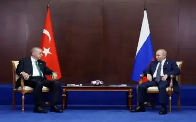 الرئاسة التركية: أردوغان وبوتين بحثا حربي