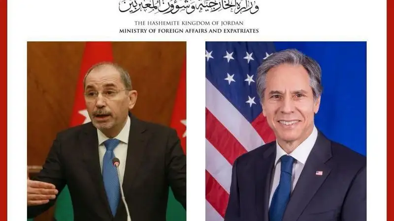 وزير الخارجية يبحث ونظيرة الأميركي جهود
