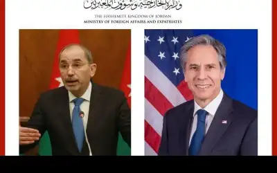 وزير الخارجية يبحث ونظيرة الأميركي جهود