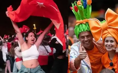 مباراة نارية بين هولندا وتركيا في