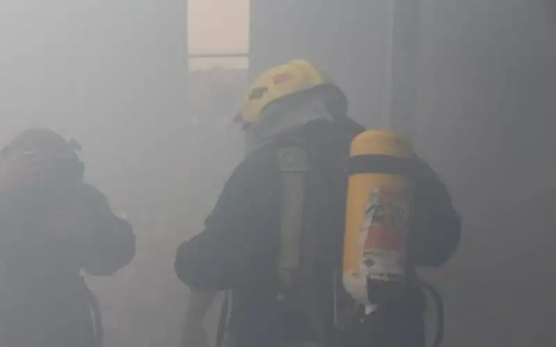 إخماد حريقين في منطقتي سهل حوران