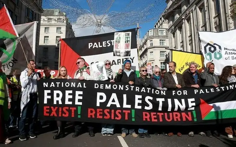 مظاهرات بأوروبا تطالب بوقف الحرب على