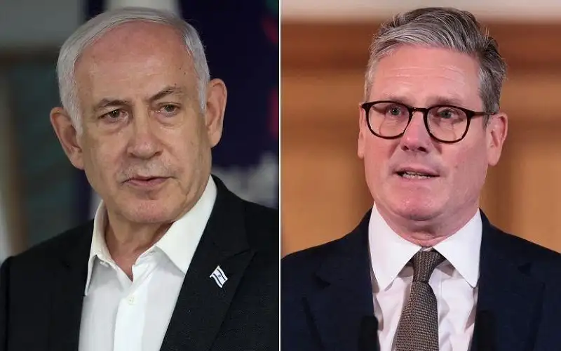 رئيس الوزراء البريطاني الجديد لنتنياهو :