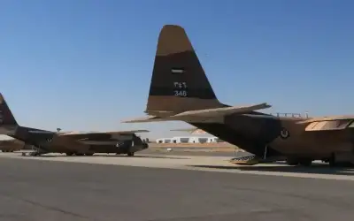 الجيش ينفذ 3 انزالات جوية لمساعدات