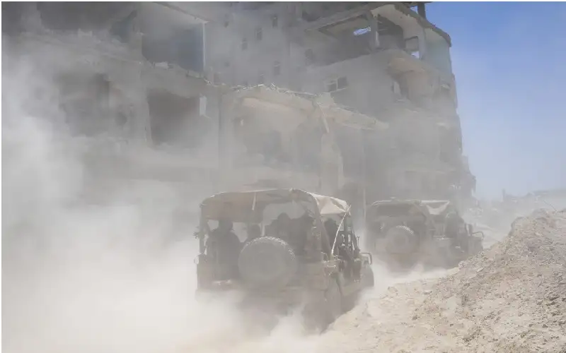 رفح تتحول إلى مدينة أشباح مغطاة