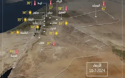 كتلة هوائية حارة جديدة قادمة اليوم