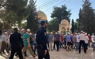 مستوطنون يقتحمون المسجد الأقصى