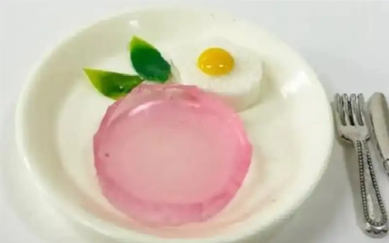 هذه الكتلة الوردية الشفافة بديل شريحة