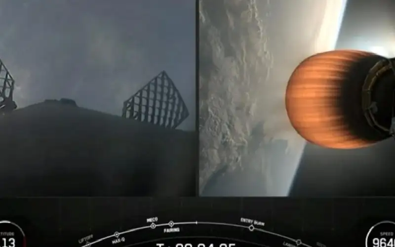 عطل نادر في صاروخ فضائي يعرض