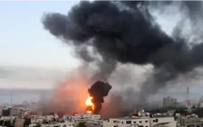 استشهاد 15 فلسطينيا نتيجة قصف الاحتلال