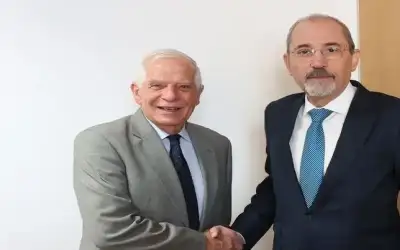 الصفدي وبوريل يعقدان مباحثات بشأن تعزيز