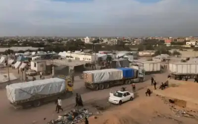الاحتلال يمنع إدخال المساعدات لغزة منذ