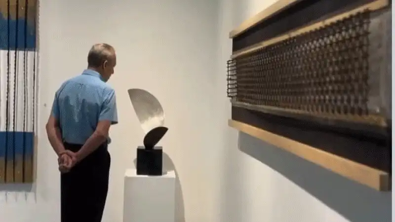 أثر على أثر.. .أعمال إنشائية للفنان