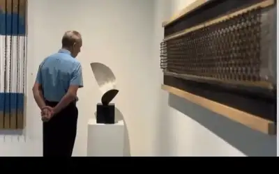 أثر على أثر.. .أعمال إنشائية للفنان