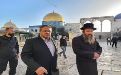 بن غفير يقتحم المسجد الأقصى بحماية