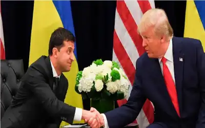 ترامب يعد زيلينسكي بإنهاء الحرب في