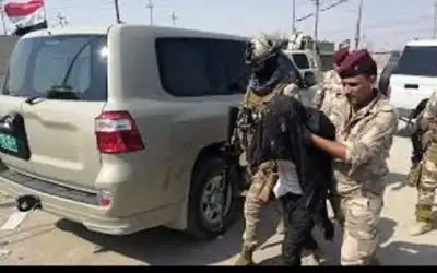 القوات الأمنية العراقية تلقي القبض على