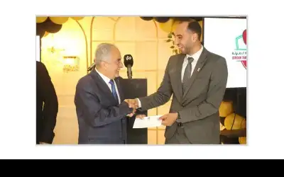 اتحاد الطاولة يكرم أبو يمن على