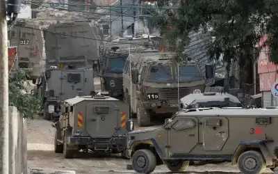 استشهاد 5 فلسطينيين في قصف إسرائيلي