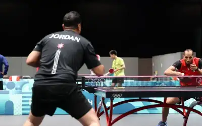 زيد أبو يمن يتدرب في باريس