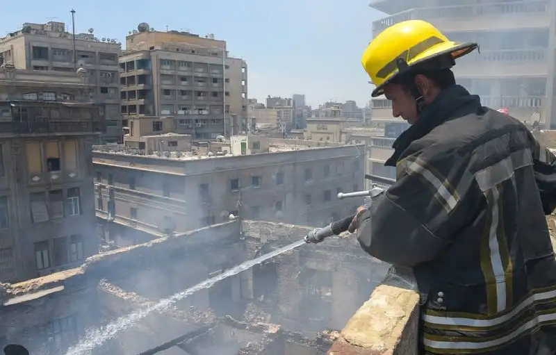 حريق العتبة في مصر.. دمار هائل