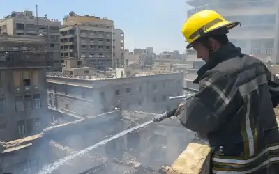حريق العتبة في مصر.. دمار هائل