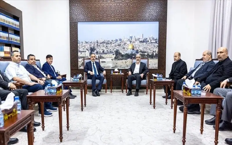 وزير الخارجية التركي يعزي قادة حماس