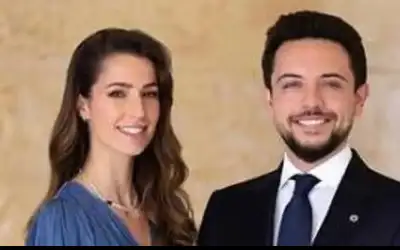 ولي العهد والأميرة رجوة يرزقان بالأميرة