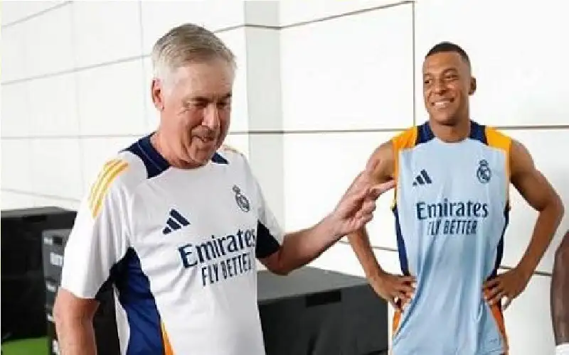 مبابي يظهر في تدريبات ريال مدريد..