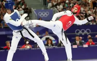 الأردني زيد مصطفى يحقق فضية التايكواندو