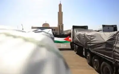 136 شاحنة مساعدات جديدة تعبر من