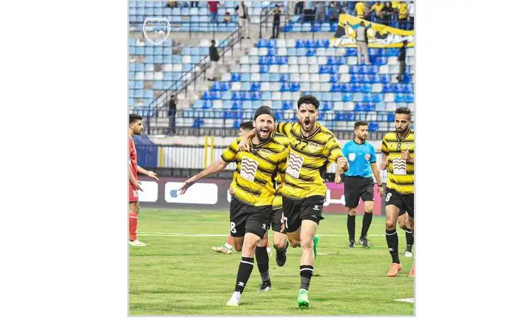 الحسين يعبر محطة الجزيرة بثنائية