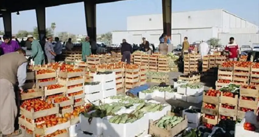 4445 طنا من الخضار والفواكه وردت