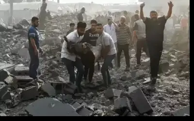 ستة شهداء جراء قصف الاحتلال وسط