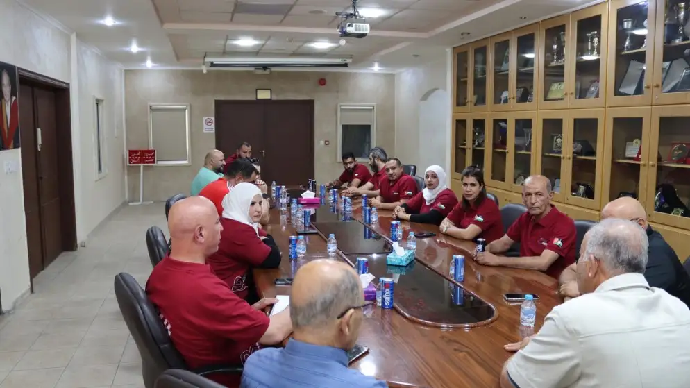 اللجنة البارالمبية الأردنية تجتمع بالبعثة المشاركة
