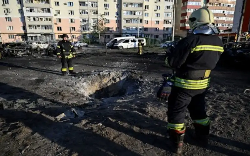 نشوب حريق في مستودع وقود في