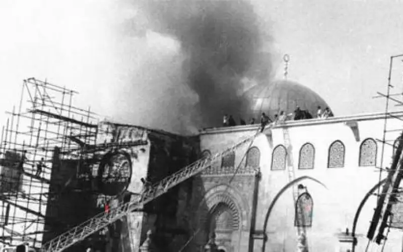 في الذكرى 55 لإحراق الأقصى ..