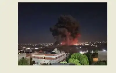 إسرائيل تقصف مخازن أسلحة حزب الله