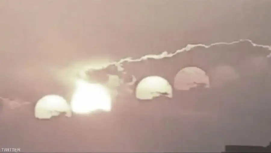 7 شموس تظهر في سماء مدينة