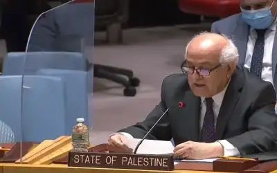 فلسطين تطالب مجلس الأمن بوقف الحرب