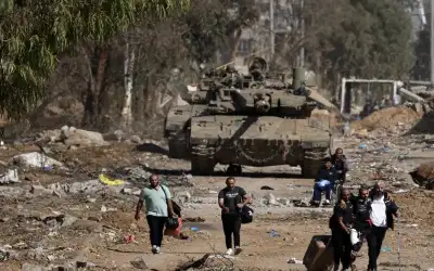 الدفاع المدني بغزة: إسرائيل قلصت مساحة