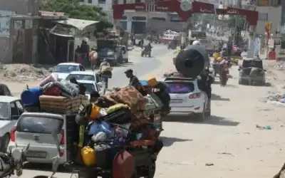 الاحتلال يقلص مساحة قطاع غزة أمام