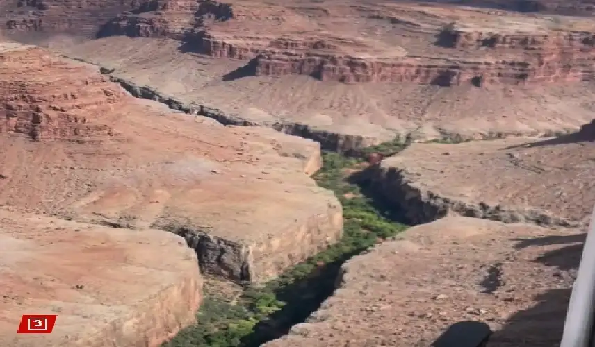 البحث عن أمريكية مفقودة في الوادي