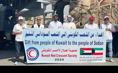 السودان.. طائرة مساعدات كويتية خامسة لمتضرري