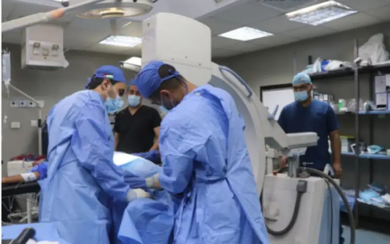 المستشفى الميداني الأردني غزة 79 يستقبل